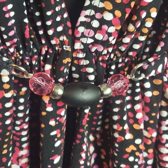 Kim Rogers Pink and Black Blouse - Picture 2 of 9